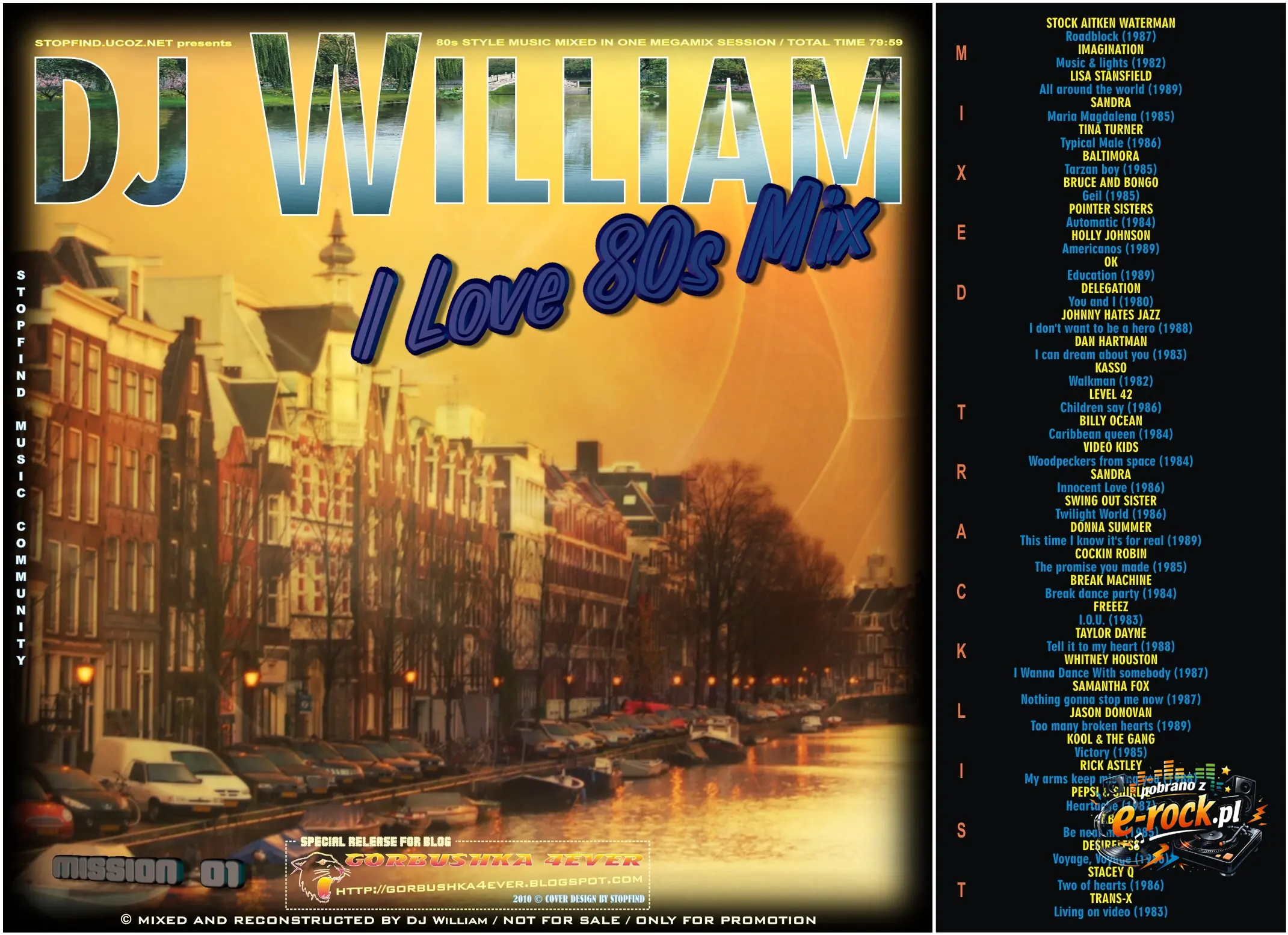 DJ William - I Love 80s Mix - Mission 01 (2006)